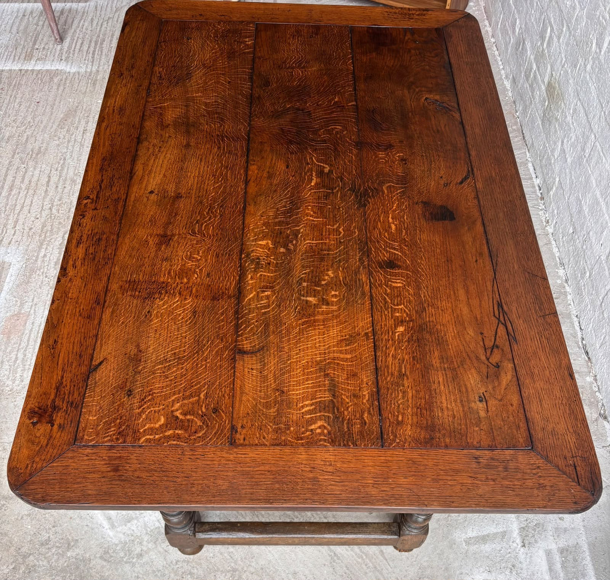 Antique Oak Refectory Table