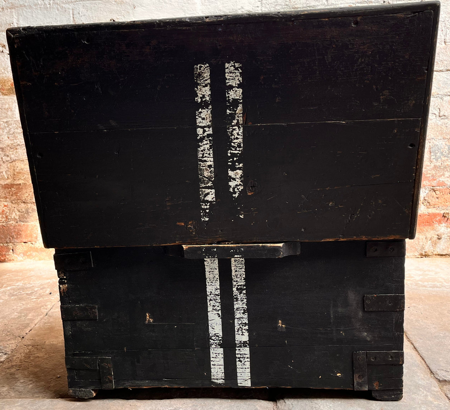 Antique pine chest