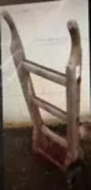 Antique wooden sack truck - Supplied by “F. PARR, Dean Street, Birmingham”.