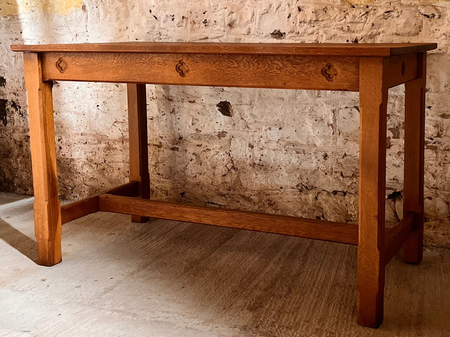Oak alter/Serving table. Oak kitchen island