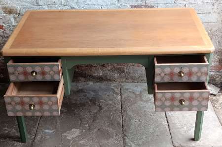 Mid century teachers desk.