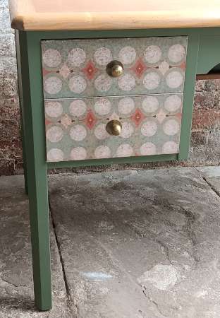 Mid century teachers desk.