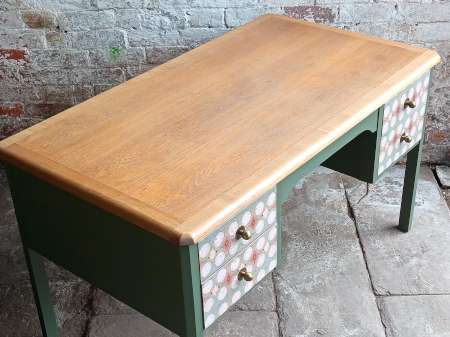 Mid century teachers desk.