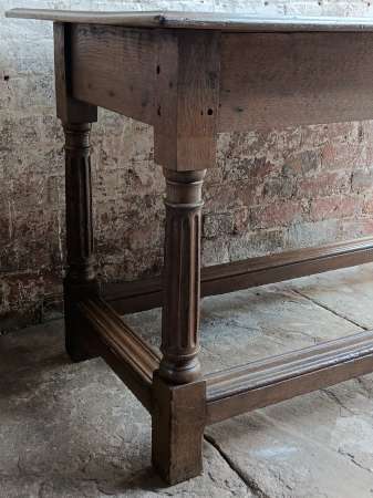 Antique Oak Alter/serving table