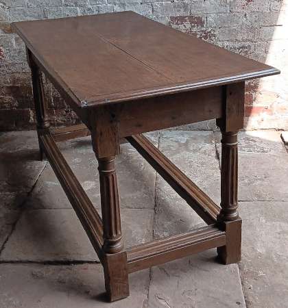 Antique Oak Alter/serving table