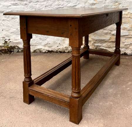Antique Oak Alter/serving table