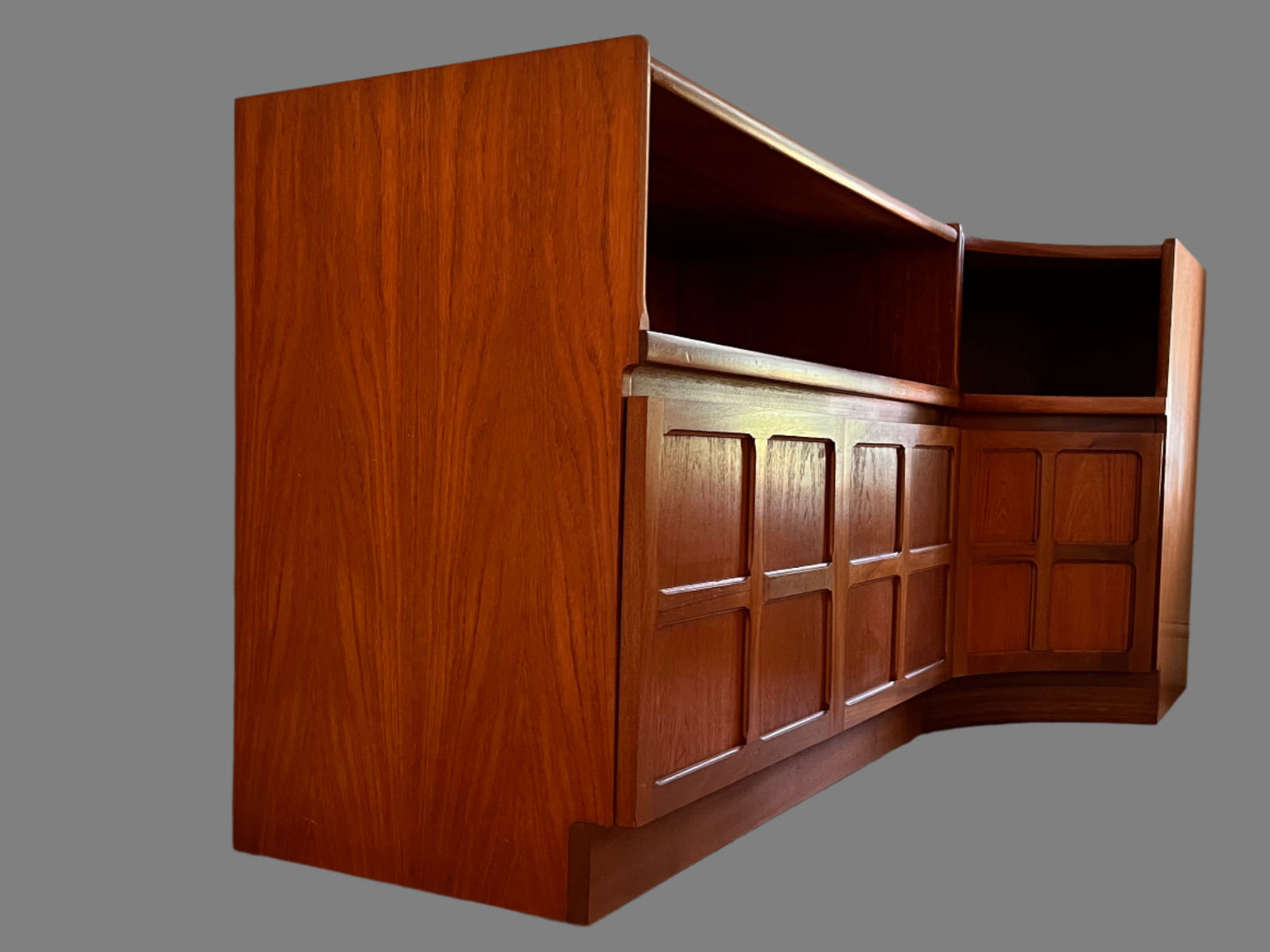 Vintage Nathan Squares Teak Sideboard