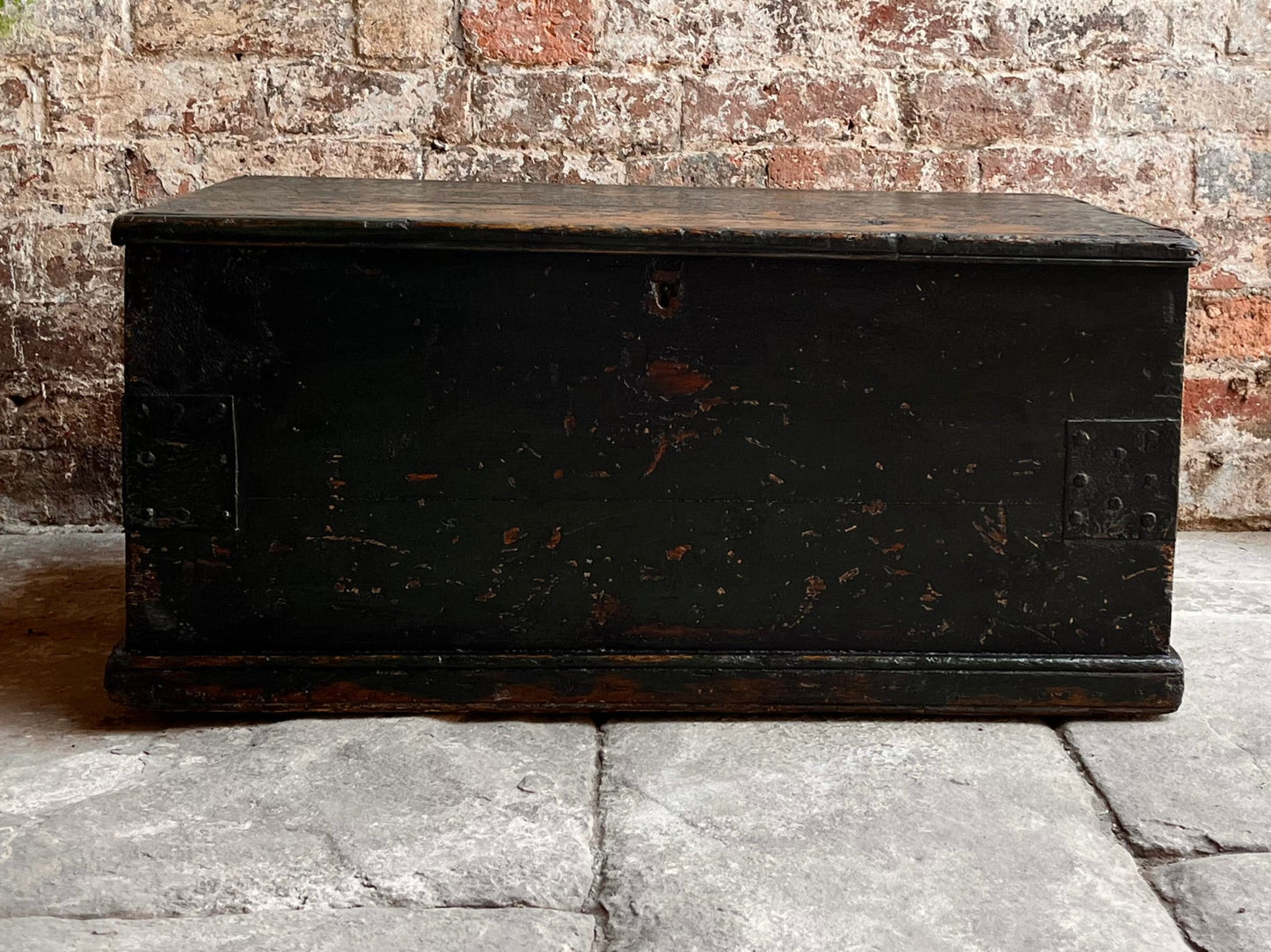 Pine Wooden Chest Deep green