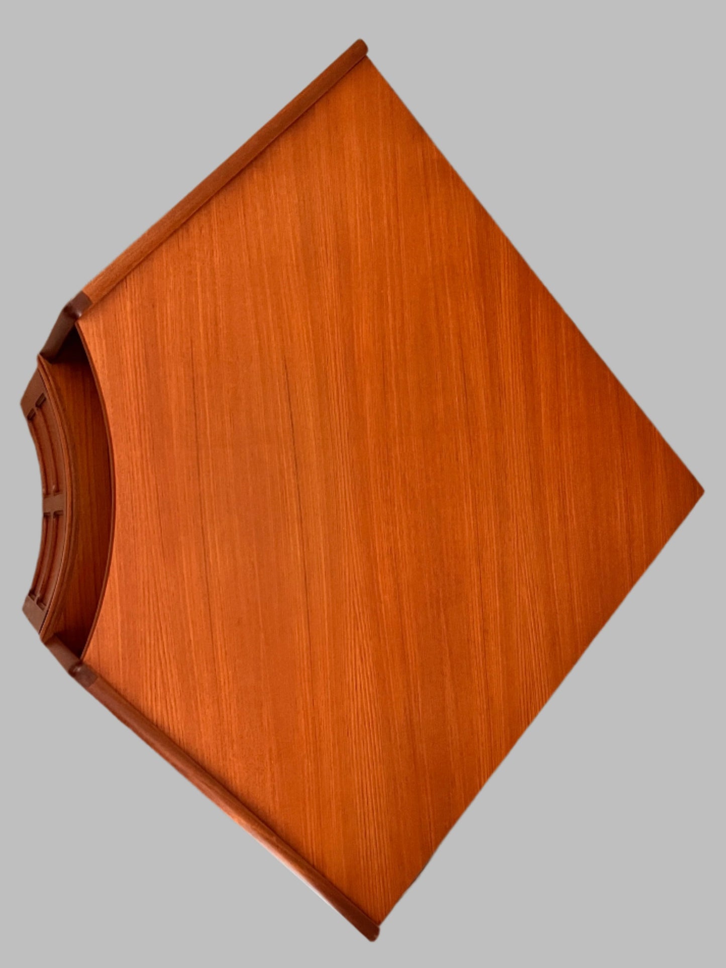 Vintage Teak Nathan Squares Corner Cabinet