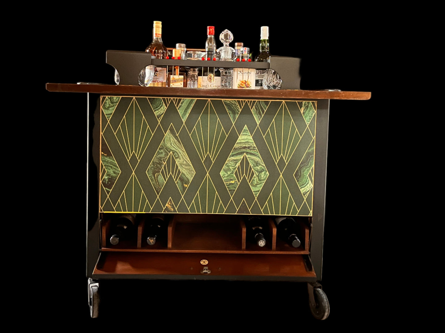 Vintage Art Deco cocktail Cabinet circa 1930's
