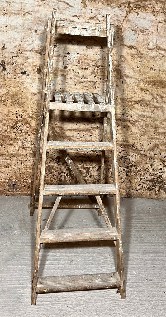 Vintage A-Frame Wooden Step Ladder