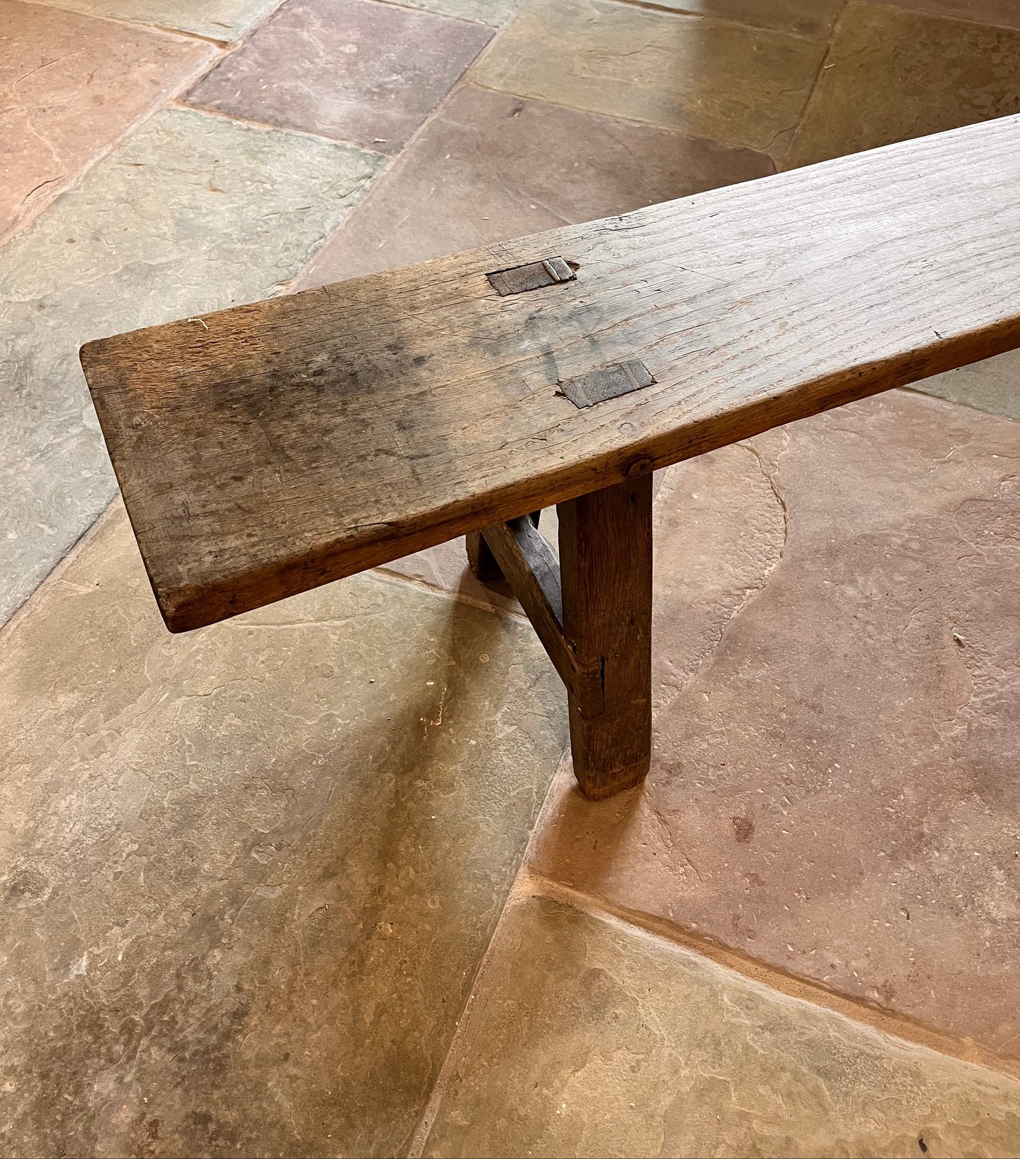 Antique Pig Bench Oak