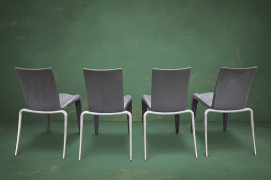 Vintage Louis XX By Philippe Starck For Vitra 1990's set of 4 chairs