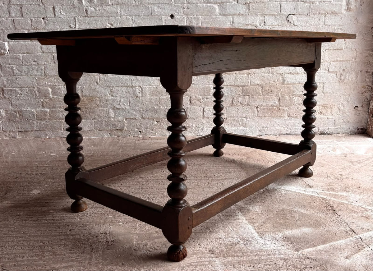 Antique Oak Refectory Table