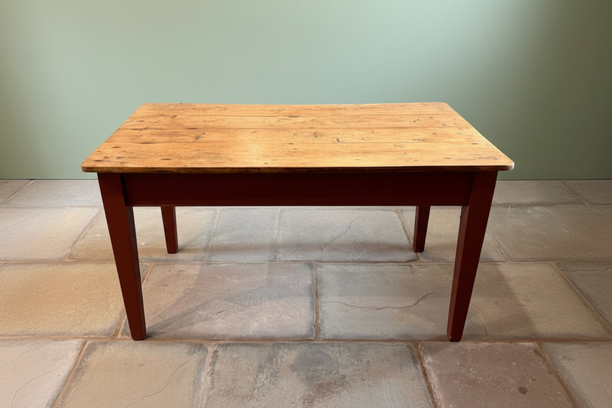 Antique Pine Farmhouse Table