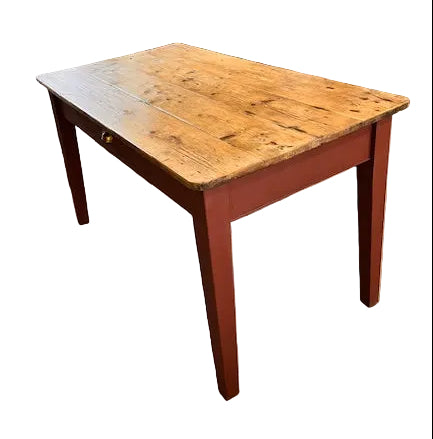 Antique Pine Farmhouse Table