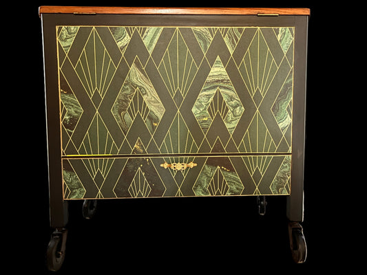 Vintage Art Deco cocktail Cabinet  circa 1930's