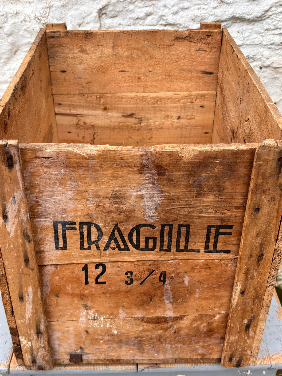 Authentic Vintage Wooden Campari Crate