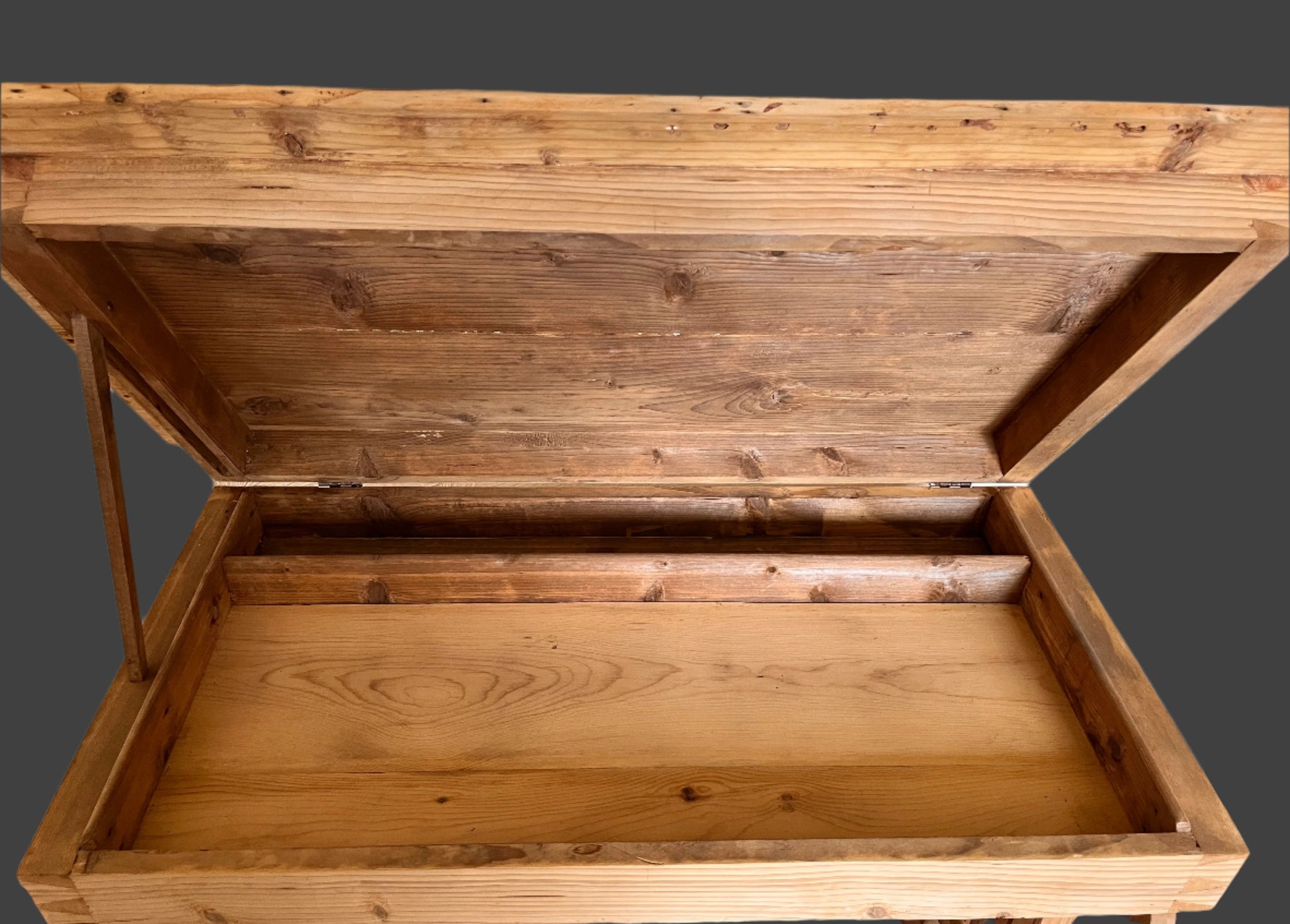 Pine Desk/Occasional Table use in music room Lyre