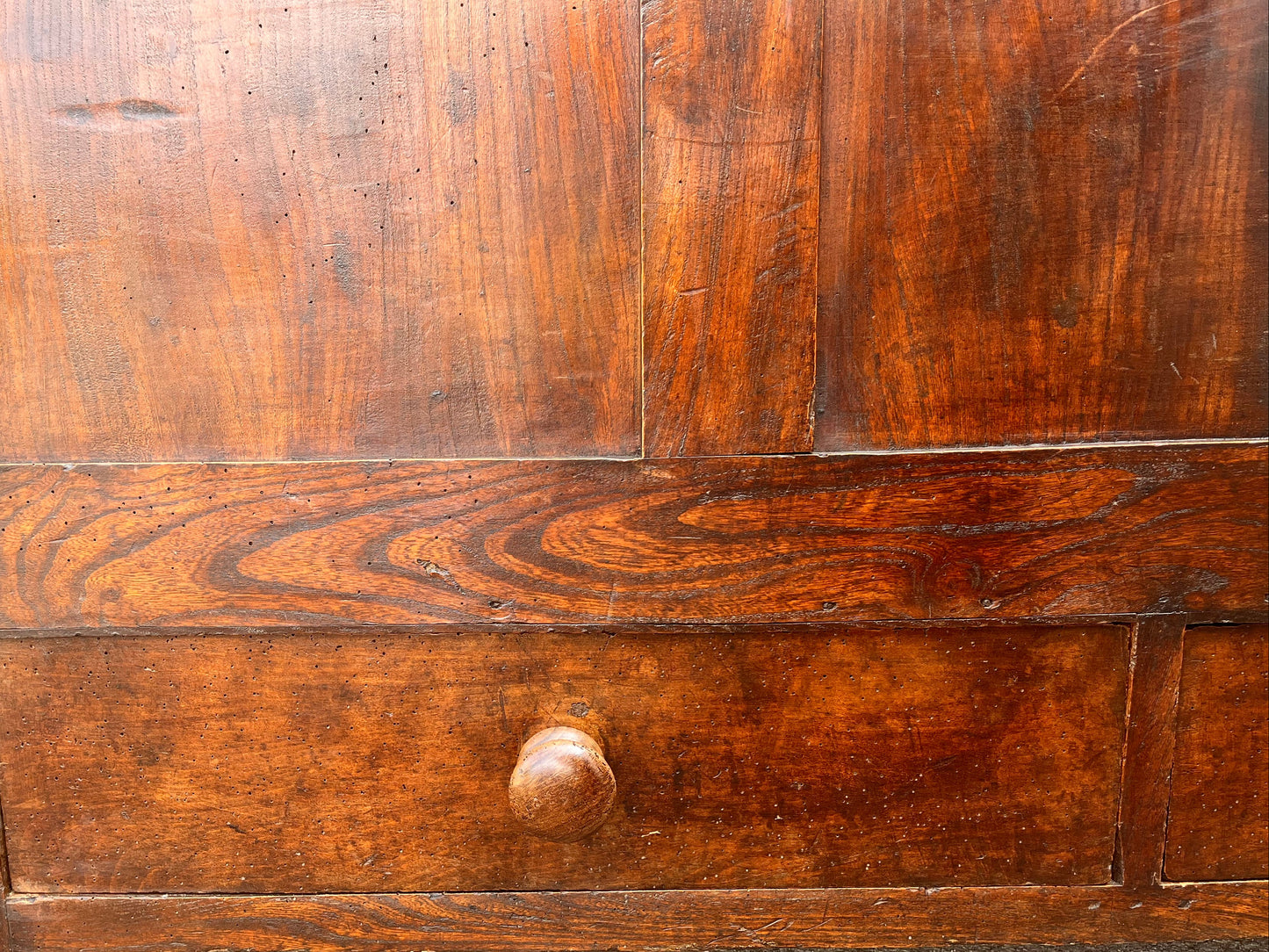 Antique Oak Coffer/Mule Chest
