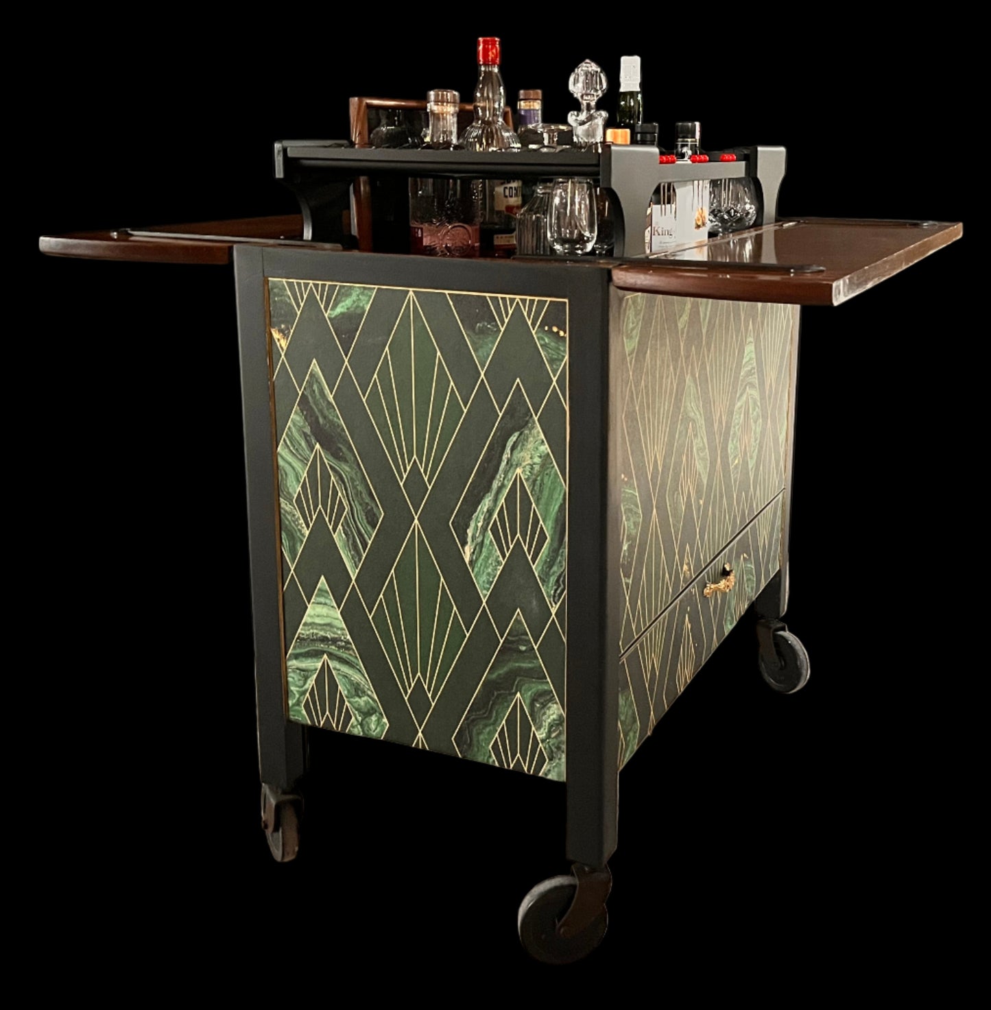 Vintage Art Deco cocktail Cabinet  circa 1930's