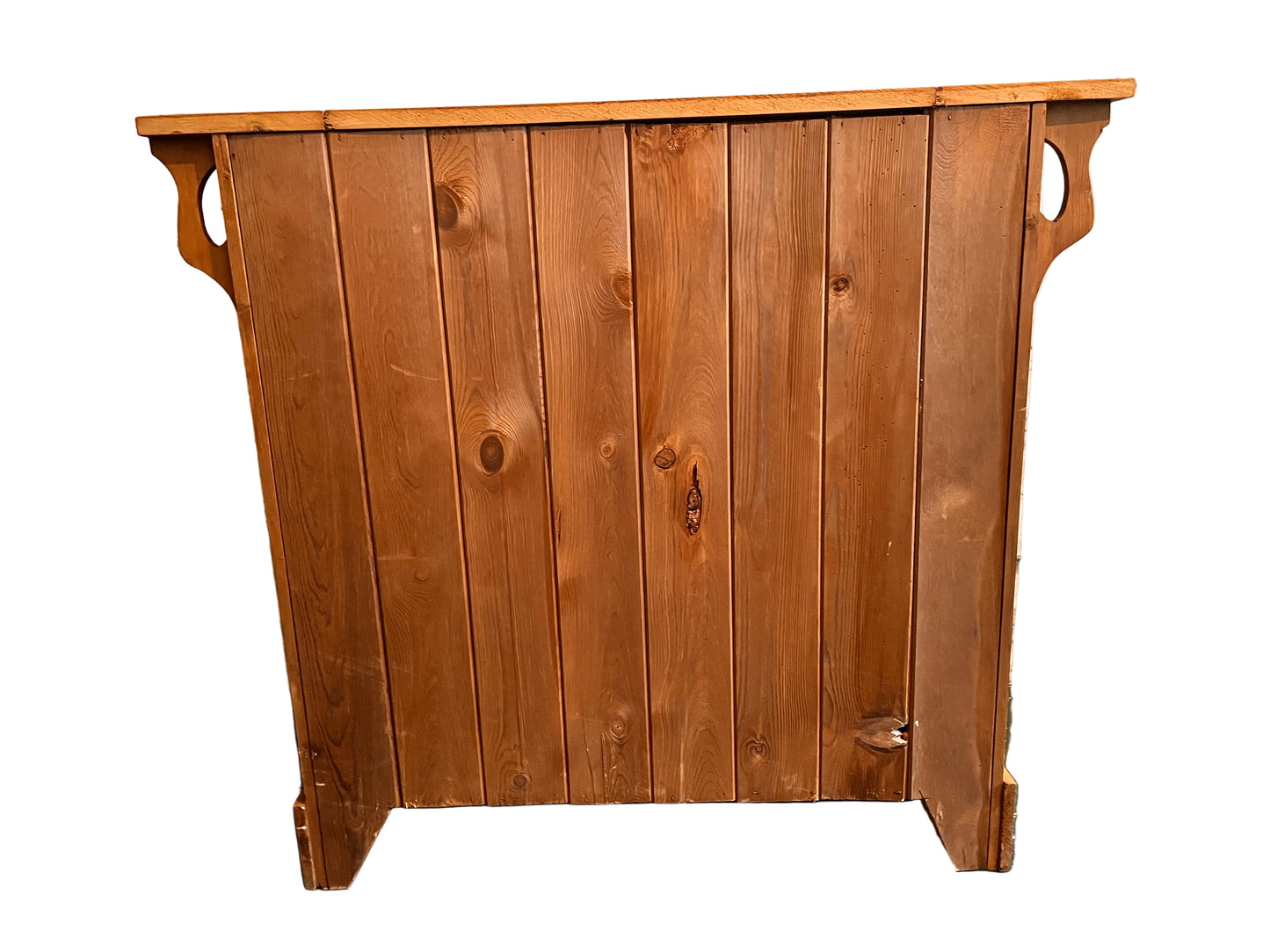 A Small Antique Art Nouveau Pine Chest of Drawers