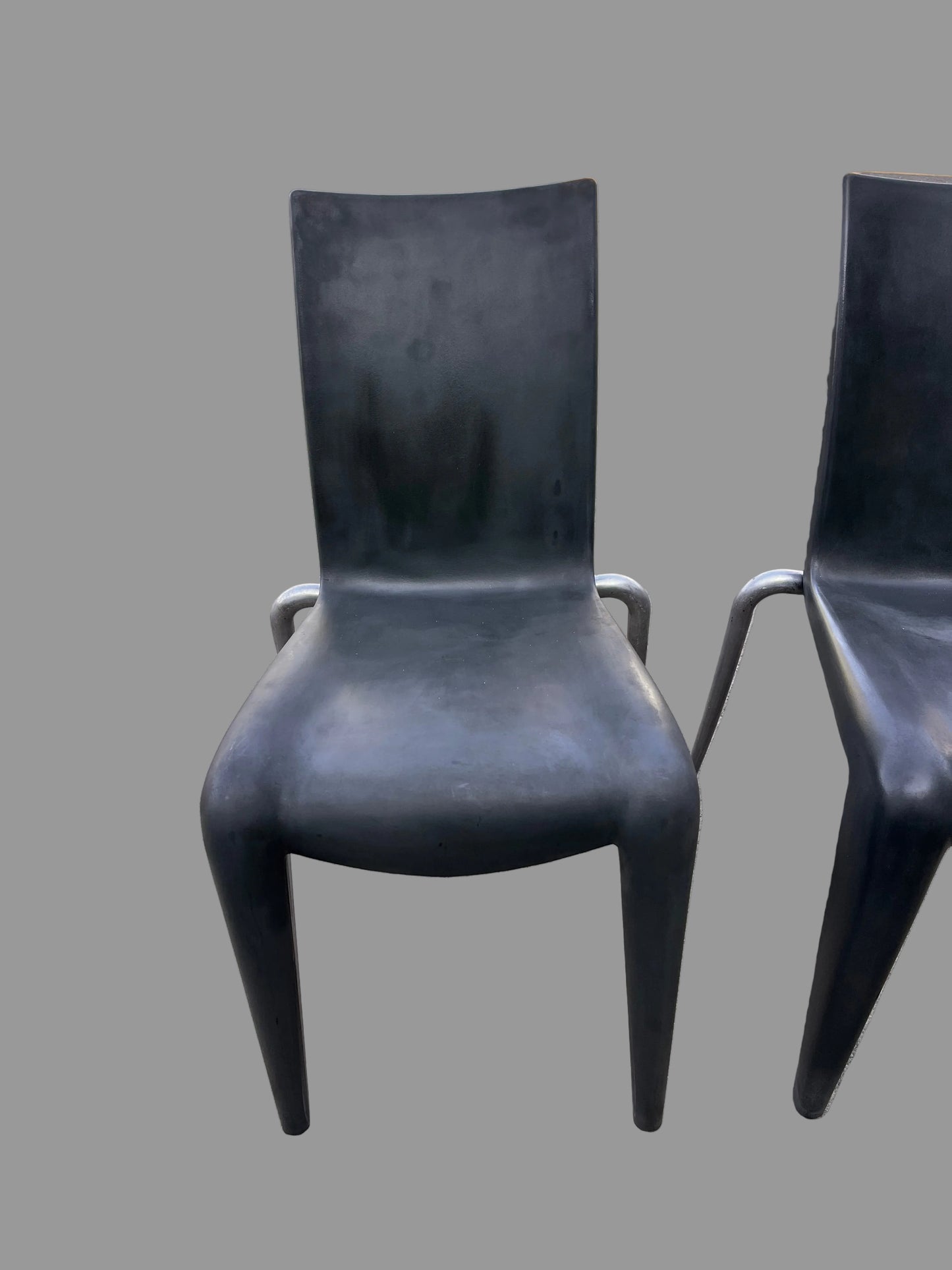 Vintage Louis XX By Philippe Starck For Vitra 1990's set of 4 chairs