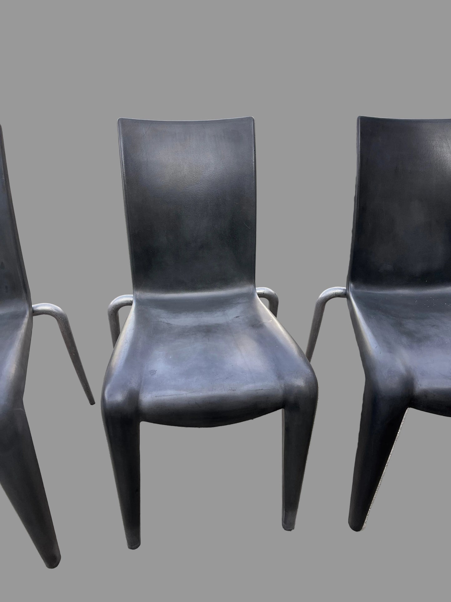 Vintage Louis XX By Philippe Starck For Vitra 1990's set of 4 chairs