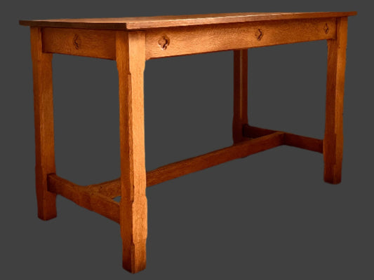 Oak alter/serving table.  Oak kitchen island