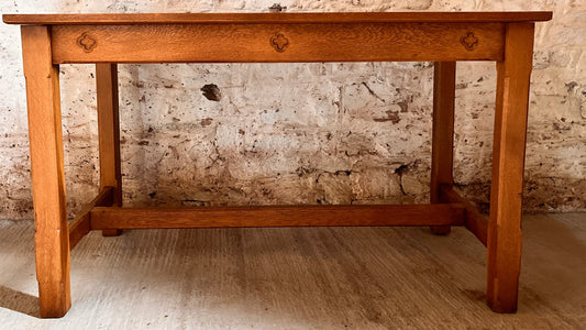 Oak alter/serving table.  Oak kitchen island