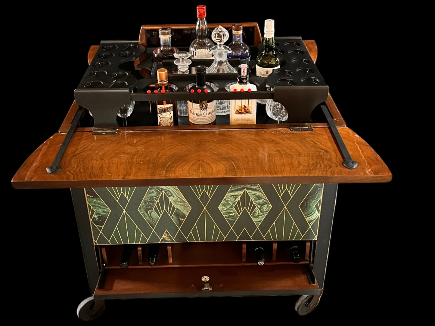 Vintage Art Deco cocktail Cabinet  circa 1930's