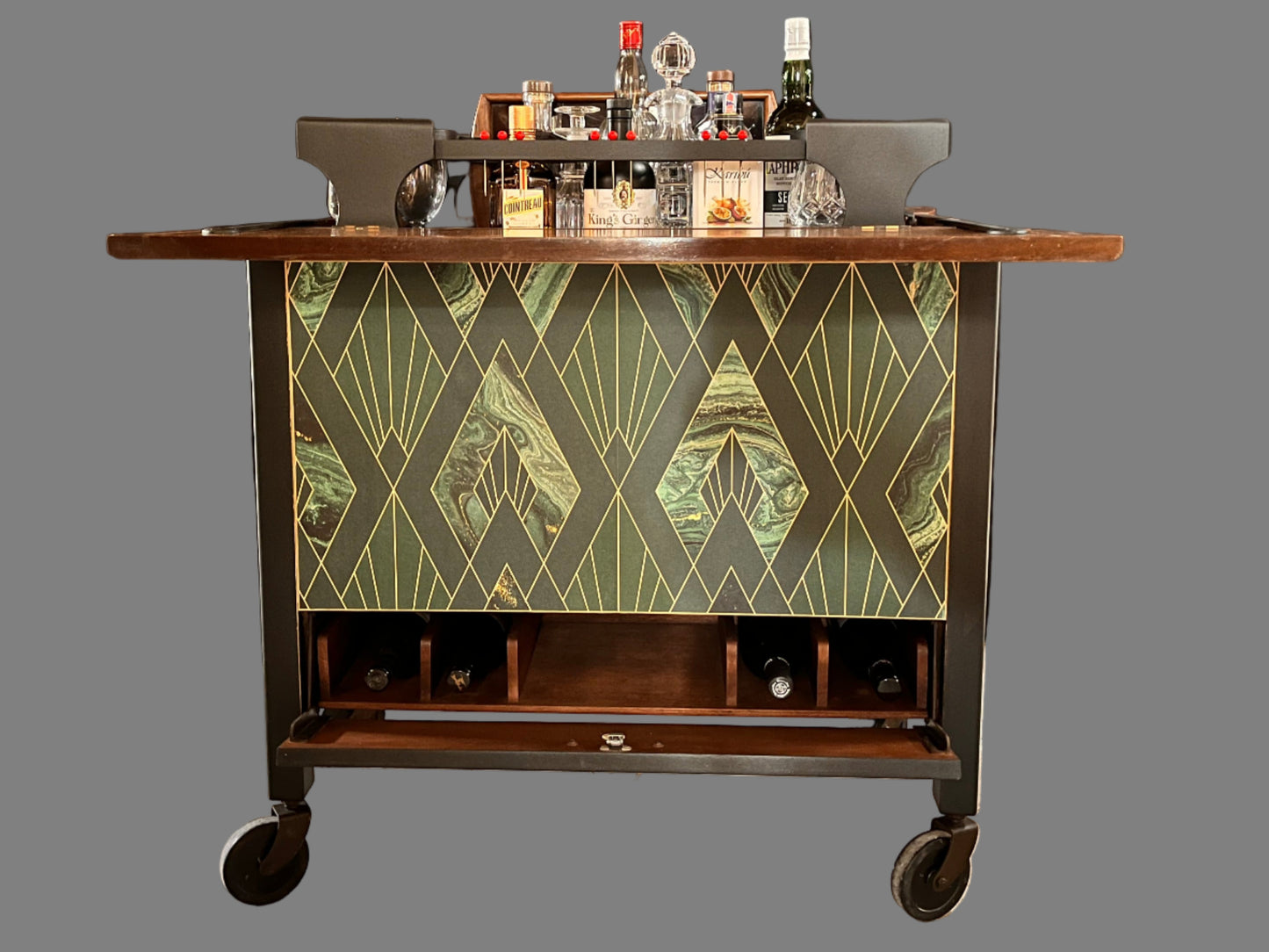 Vintage Art Deco cocktail Cabinet  circa 1930's
