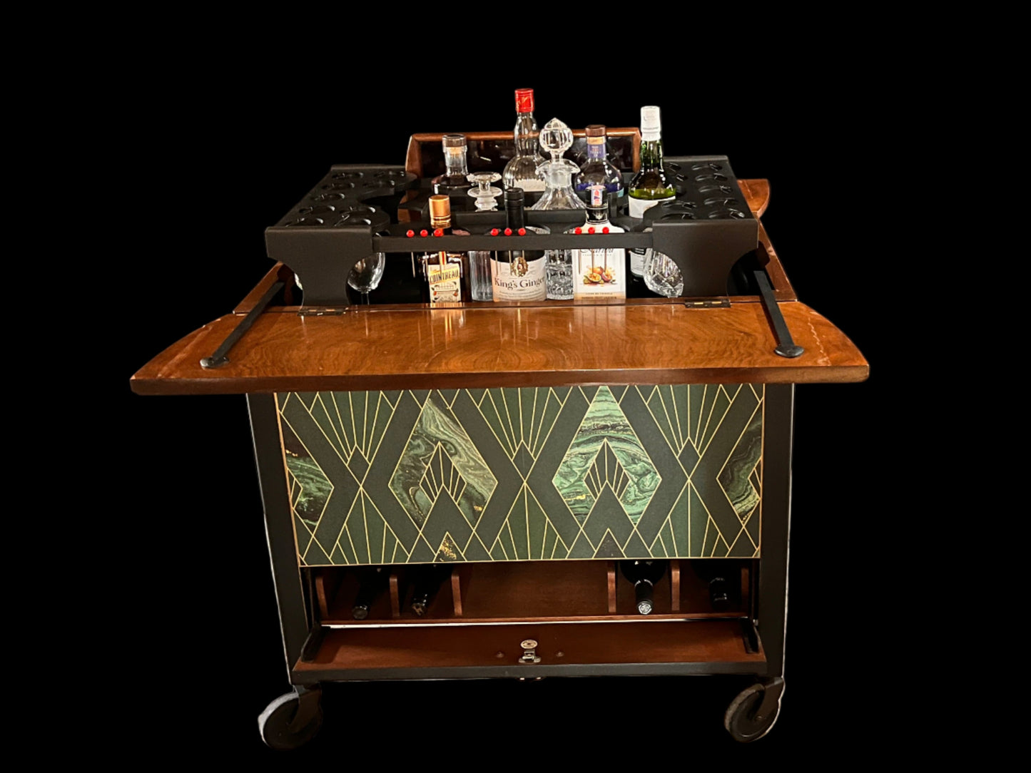 Vintage Art Deco cocktail Cabinet  circa 1930's