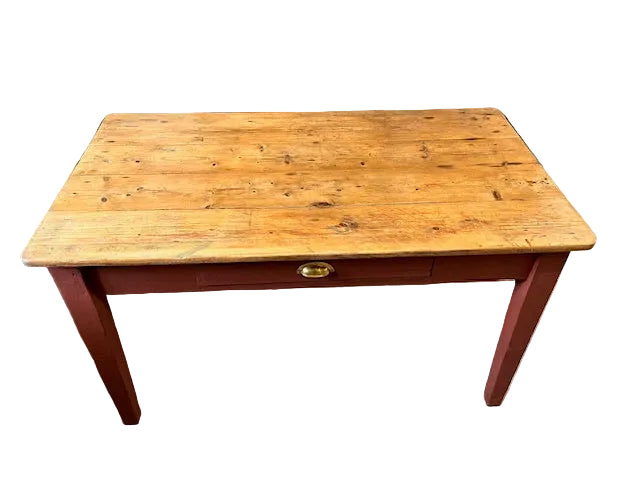 Antique Pine Farmhouse Table